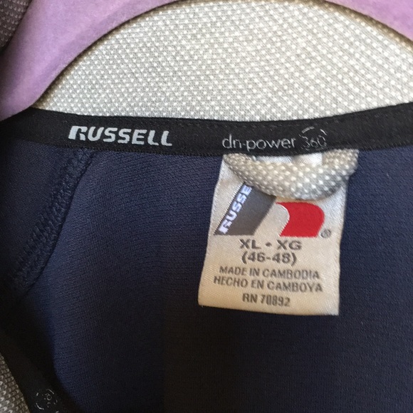 Russell Dri-Power 360 Zip Front Men's Jacket - Picture 2 of 8